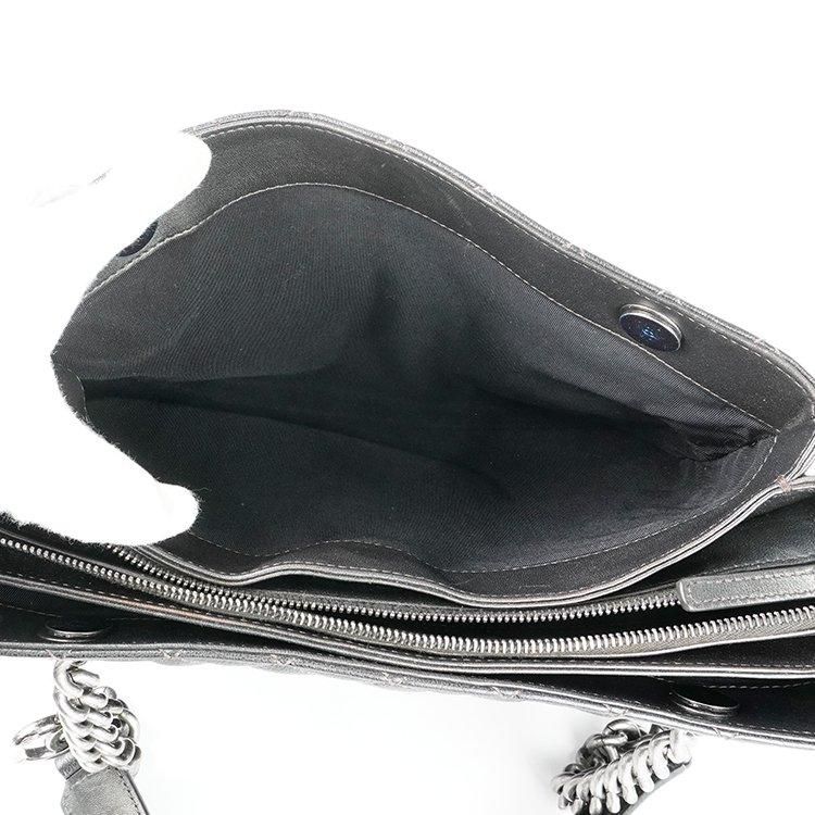 CHANEL ヴィンテージ マトラッセ チェーンショルダーバッグ★正規品 マトラッセチェーンショルダーバッグ グレー ヴィンテージ