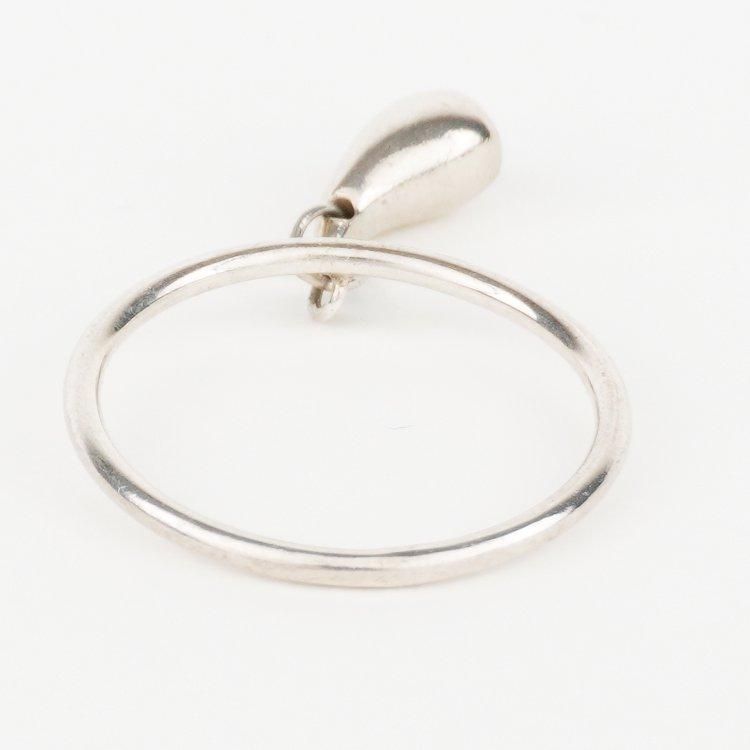 Tiffany & Co. シルバー ティアドロップリング　#10 美品 ティファニー ティアドロップ シルバー リング ビンテージ