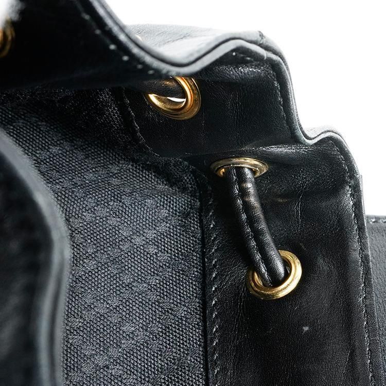 バンブーミニバックパック ブラック ヴィンテージ|グッチ GUCCI