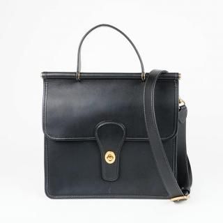 <img class='new_mark_img1' src='https://img.shop-pro.jp/img/new/icons8.gif' style='border:none;display:inline;margin:0px;padding:0px;width:auto;' />COACH コーチ ウィリストップハンドルクロスボディバッグ ブラック ヴィンテージの商品画像