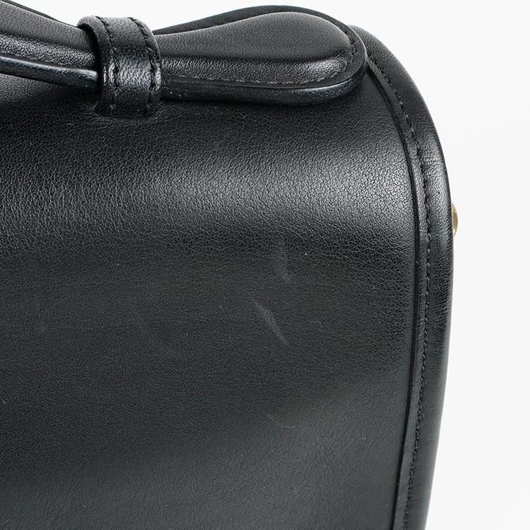 【美品】コーチ ショルダーバッグ シグネチャー　ターンロック ブラック COACH コーチ ターンロック2WAYフラップショルダーバッグ