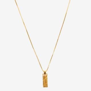 Dior ディオール ロゴプレートネックレス ゴールド ヴィンテージの商品画像