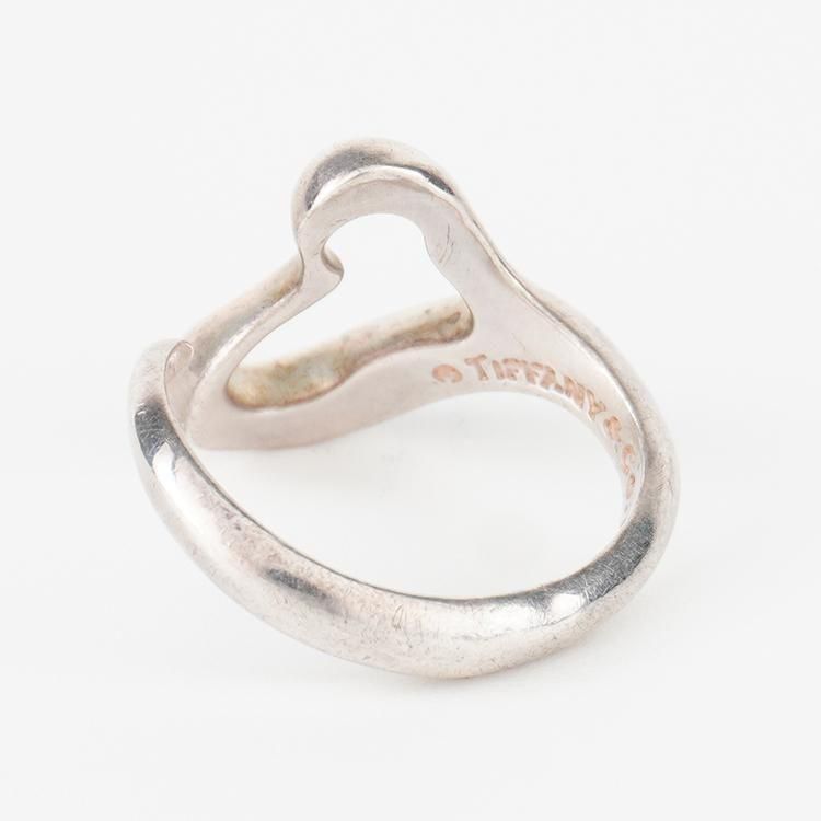 【正規品】ティファニー　オープンハート　スイング　チャーム　リング　7号 楽天市場】Tiffany&Co. ティファニー指輪オープンハート リング