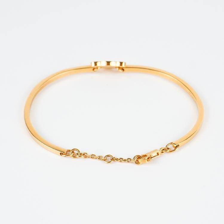 CELINE セリーヌ トリオンフアーティキュレートブレスレット ゴールド