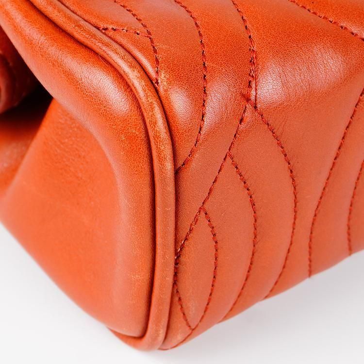 FENDI フェンディ キルティングレザーミニショルダーバッグ