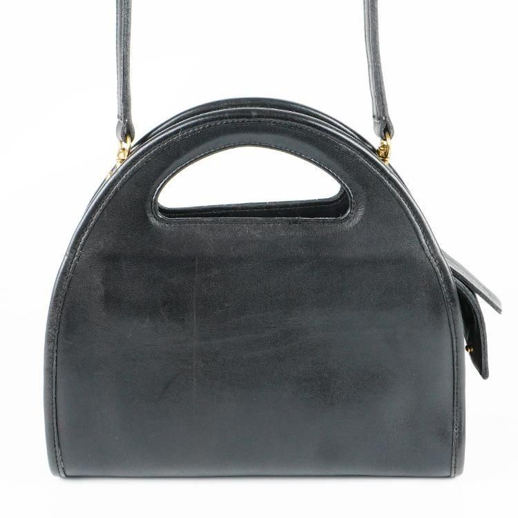 COACH コーチ ハーフムーン2WAYショルダーバッグ ブラック