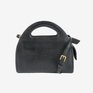 COACH コーチ ハーフムーン2WAYショルダーバッグ ブラック ヴィンテージの商品画像