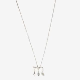TIFFANY ティファニー アルファベットレターMネックレス シルバー ヴィンテージの商品画像