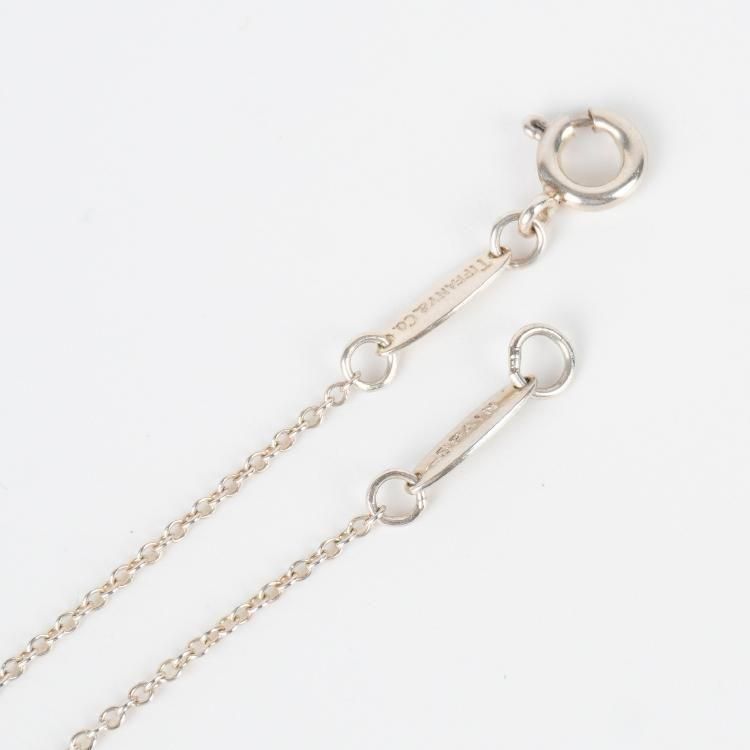 TIFFANY ティファニー オープンハートネックレス シルバー
