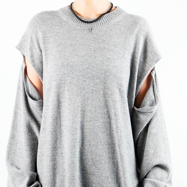 Maison Margiela メゾンマルジェラ ニット カシミヤ S グレー Maison Margiela メゾンマルジェラ ニット カシミヤ S グレー