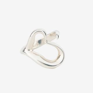 レザーツイストフープピアス シルバー×パープル ヴィンテージ|ボッテガ