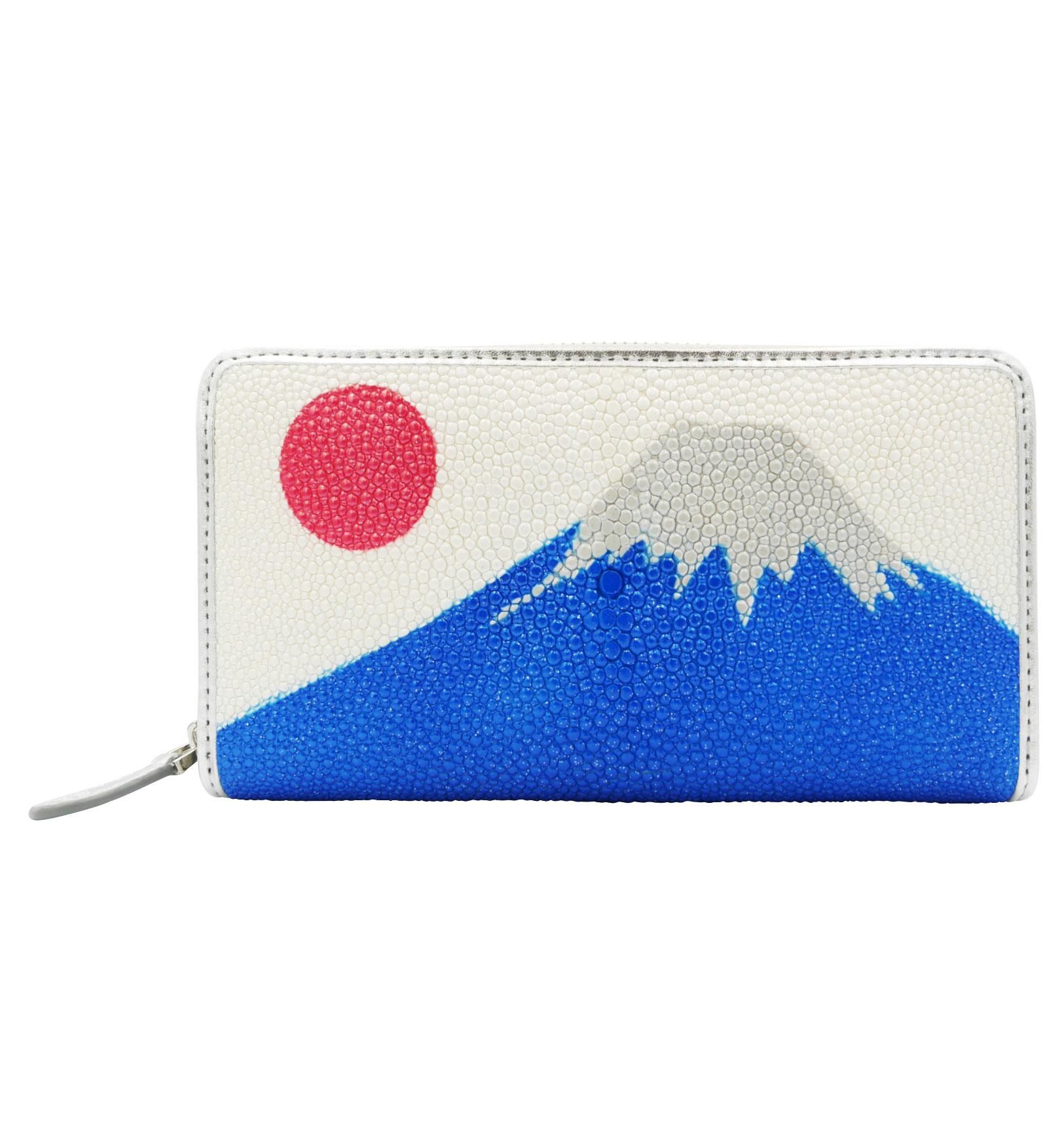 ガルーシャ ラウンドファスナー 長財布 ウォレット 富士山 ガルーシャ ラウンドファスナー 長財布 ウォレット 富士山