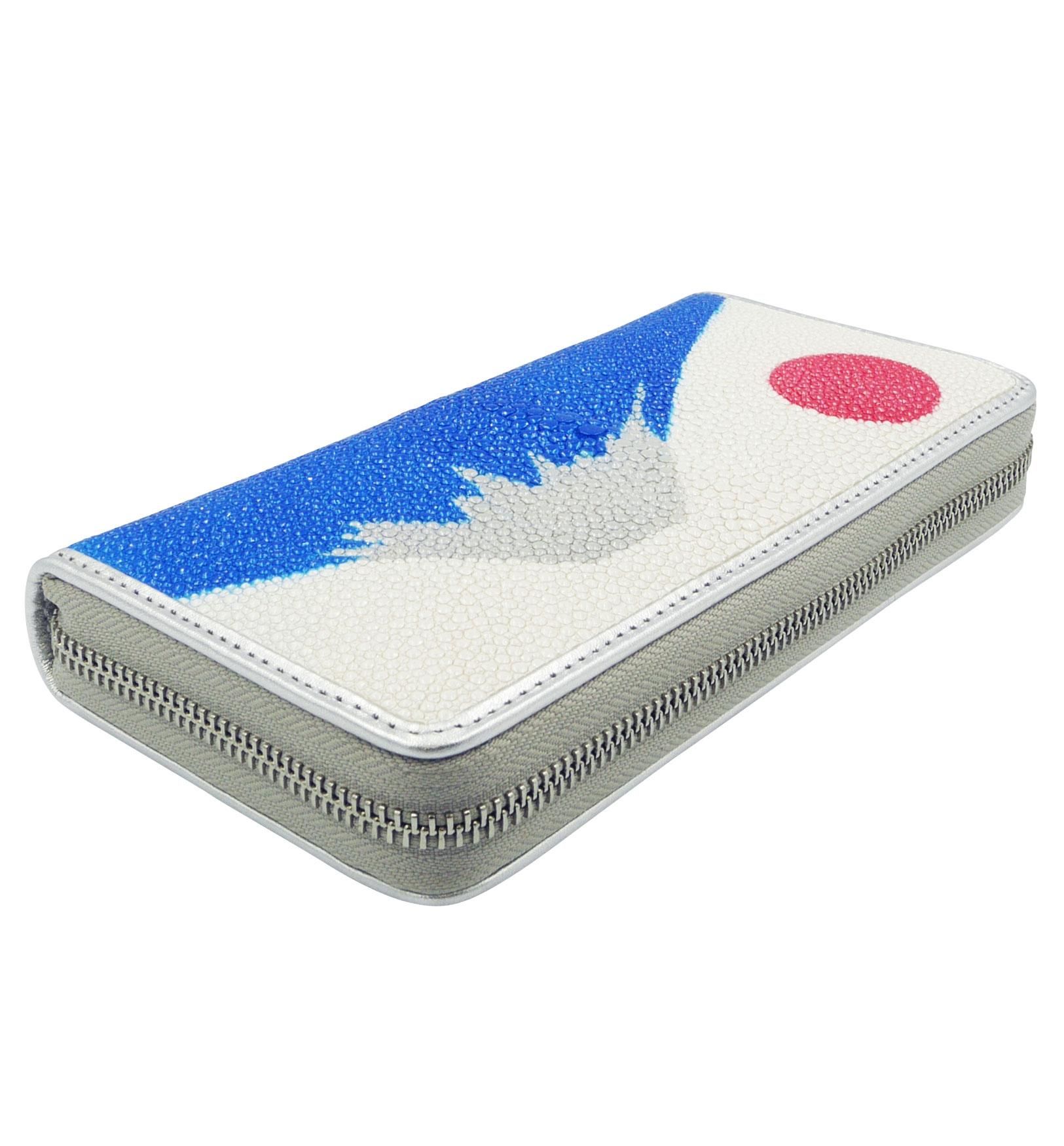 ガルーシャ ラウンドファスナー 長財布 ウォレット 富士山 ガルーシャ ラウンドファスナー 長財布 ウォレット 富士山