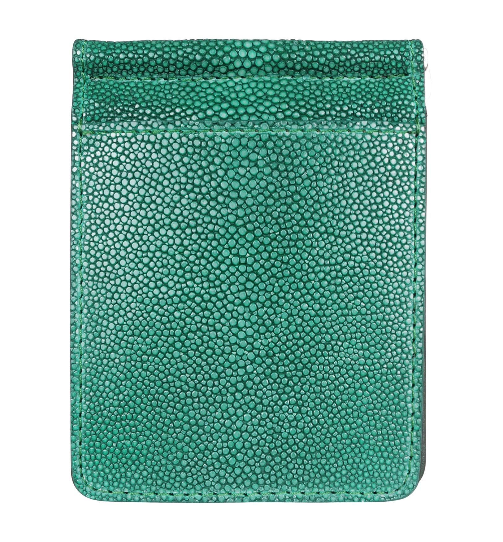 未使用】バハリマネークリップポリッシュ加工ガルーシャターコイズブルー