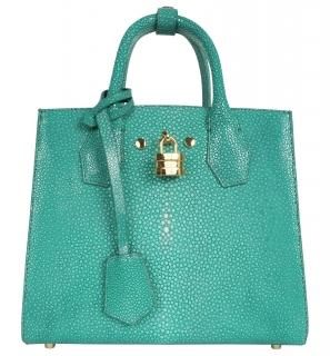 BAHARI ガルーシャ ミニバッグ ポリッシュ ジェイドグリーン