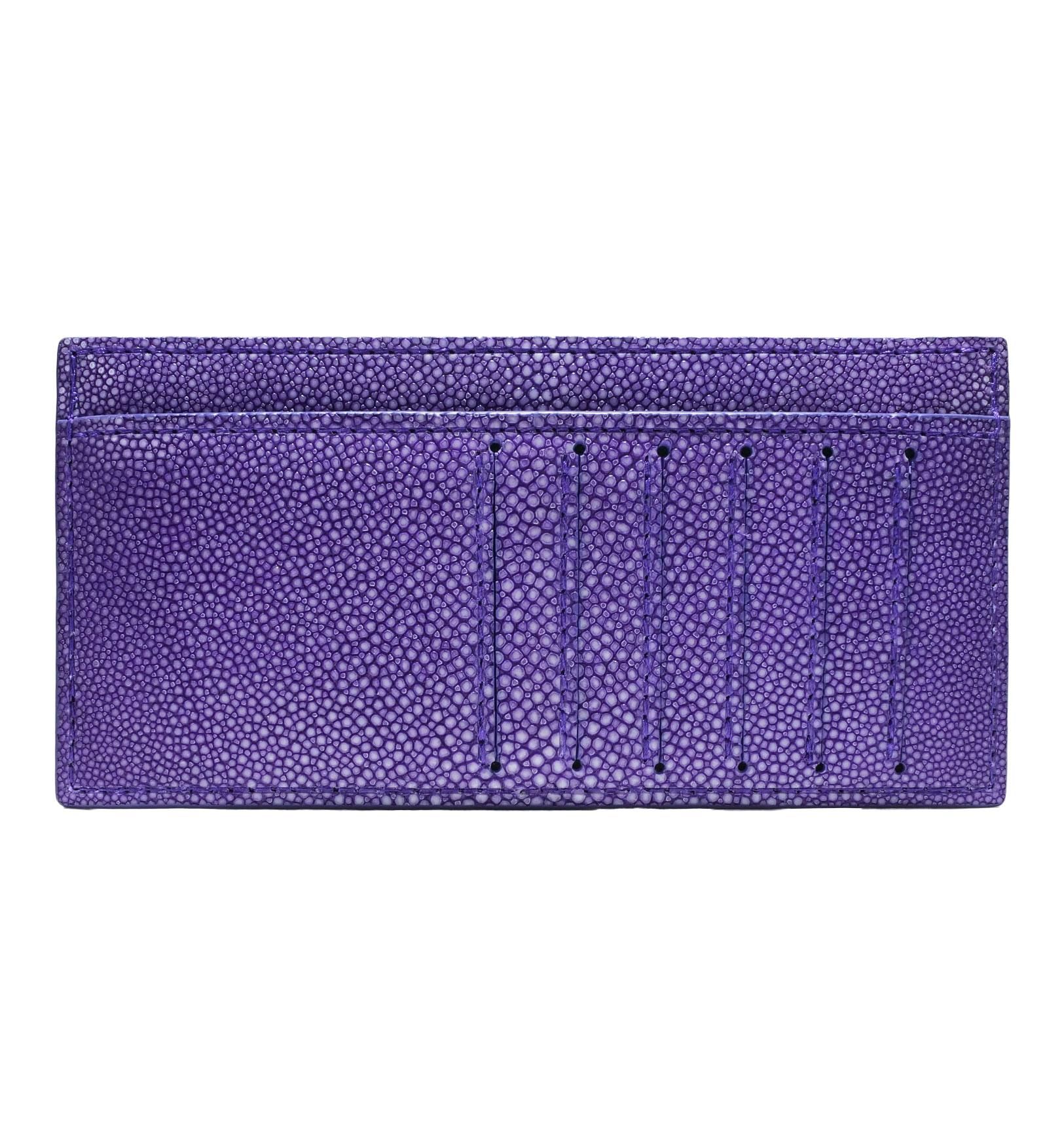ガルーシャ 薄型長財布 ポリッシュ ライトパープル - BAHARI -