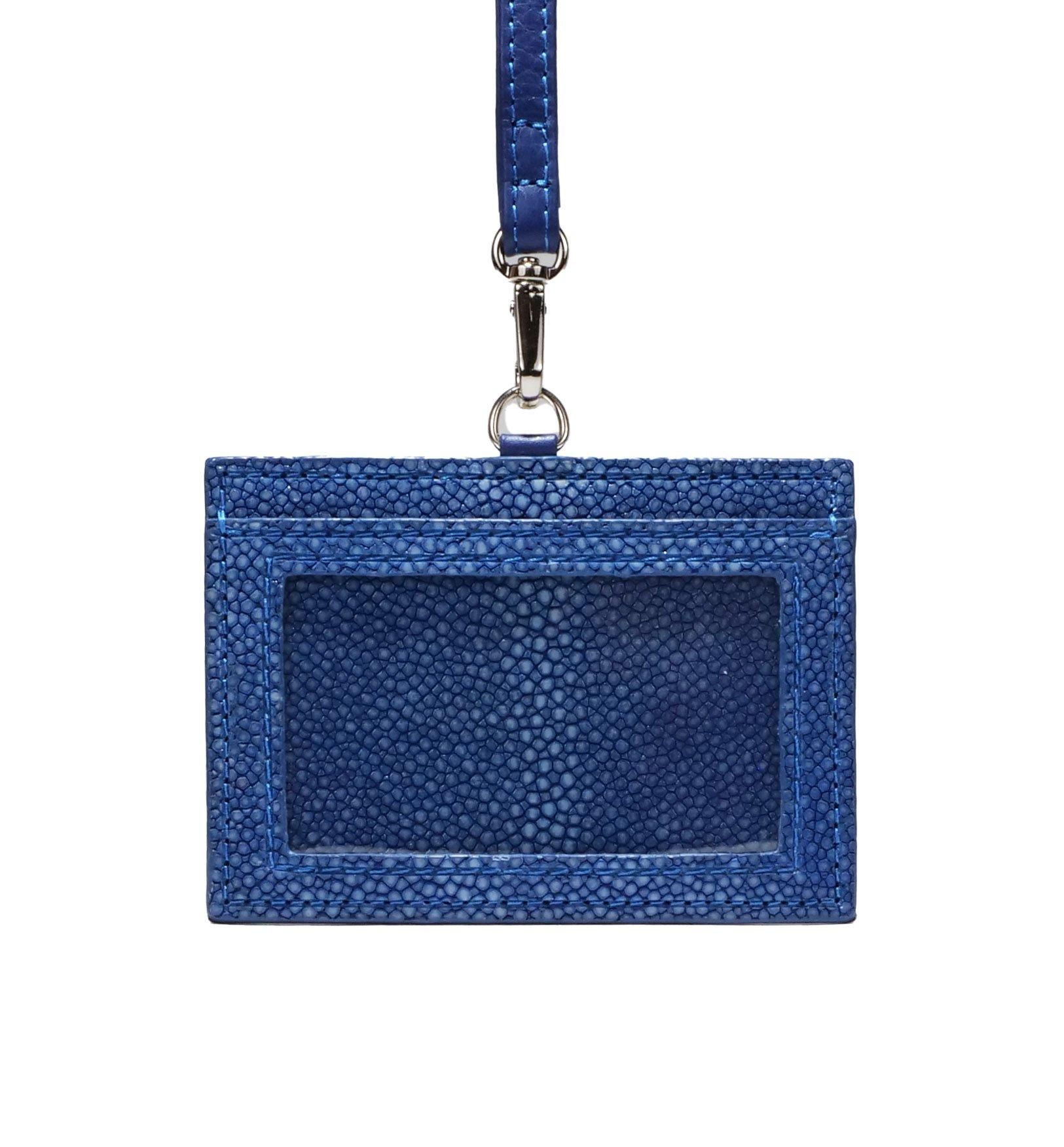 BAHARI ガルーシャ 名刺入れ ポリッシュ ターコイズブルー バハリ BAHARI ガルーシャ 名刺入れ ポリッシュ ターコイズブルー