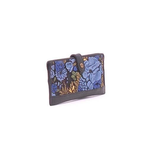 デコブランシェ　花柄レリーフ 二つ折り財布 デコブランシェ | KYOUKA折り財布 - デコブランシェ公式サイト