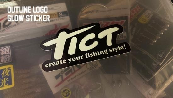 アウトライン ロゴ蓄光ステッカー - TICT HAYASHI ONLINESHOP