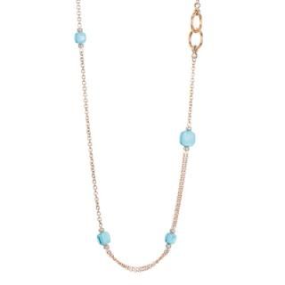 urara ポメラート　ネックレス　カプリ　ターコイズ　ロング 楽天市場】ポメラート POMELLATO カプリ 10Pターコイズ