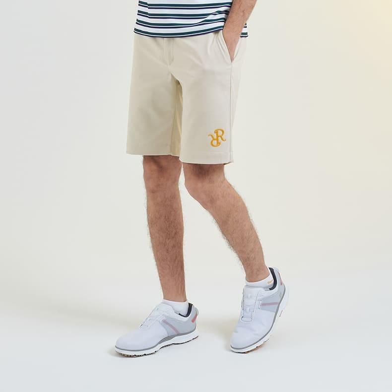 Resurrection レザレクション ハーフパンツ ゴルフ ベージュ L サイズ：L RESURRECTION レザレクション ハーフパンツ ベージュ