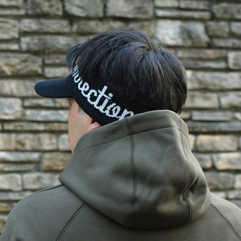 25年秋冬新作 ハイブリッド2トーンサンバイザー / ブラック BE34SV02 25年秋冬新作 ハイブリッド2トーンサンバイザー / ブラック