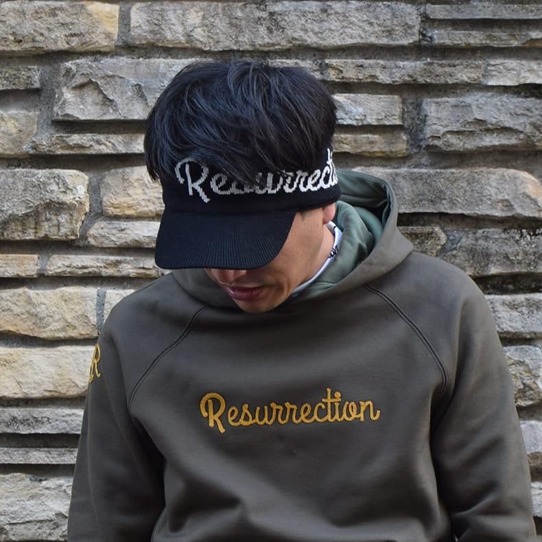 ニットサンバイザー ブラック | Resurrection レザレクション