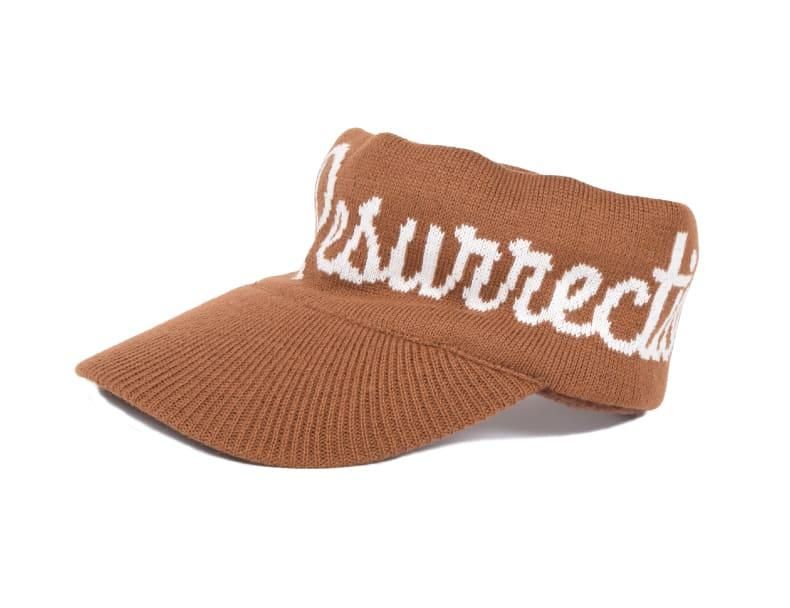 ニットサンバイザー ブラウン | Resurrection レザレクション