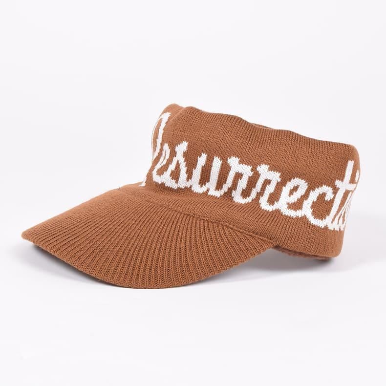 ニットサンバイザー ブラウン | Resurrection レザレクション