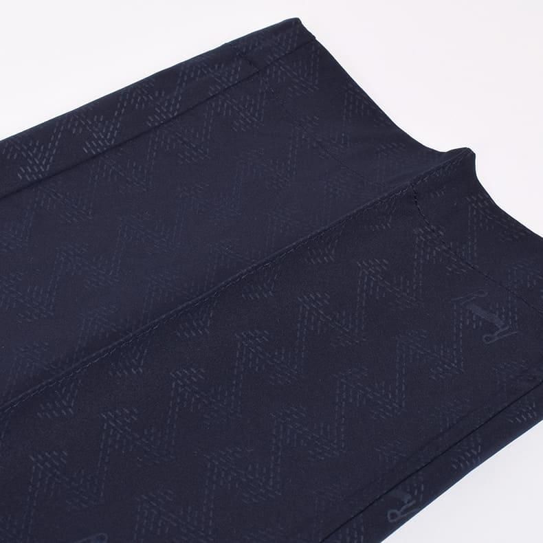 メンズ GMエンボスロングパンツ ネイビー | Resurrection