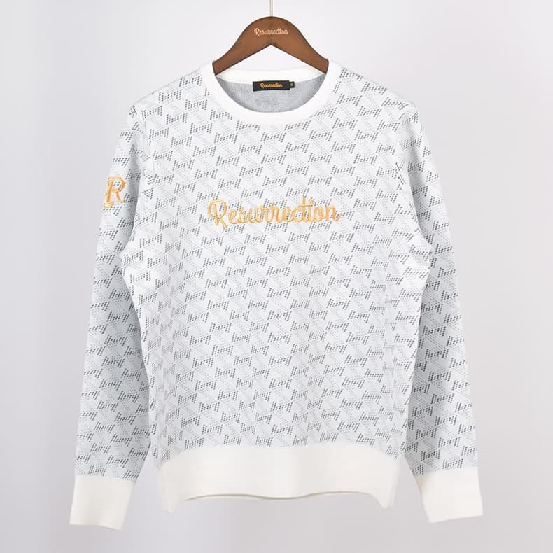 GMクルーネックニットプルオーバー オフホワイト | Resurrection