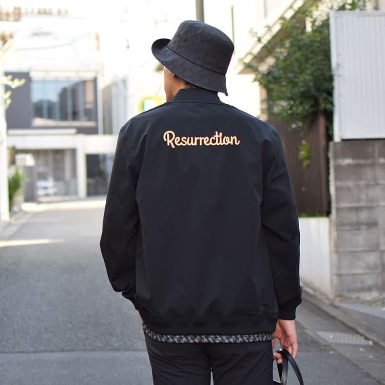 メンズ MA-1ジャケット ブラック | Resurrection レザレクション メンズ MA-1ジャケット ブラック | Resurrection レザレクション