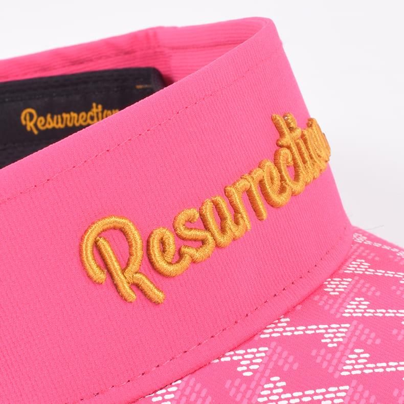 【新品】レザレクション　サンバイザー　ピンク 楽天市場】Resurrection レザレクション メンズ レディース