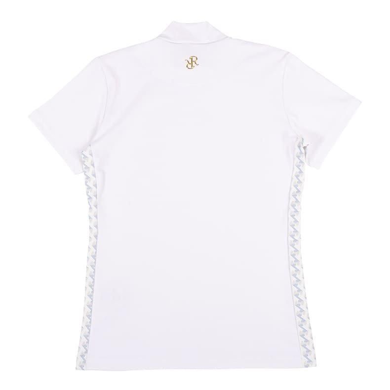 レザレクション　レディースモックネック　L ウィメンズ GMサイドラインハイネックシャツ ホワイト