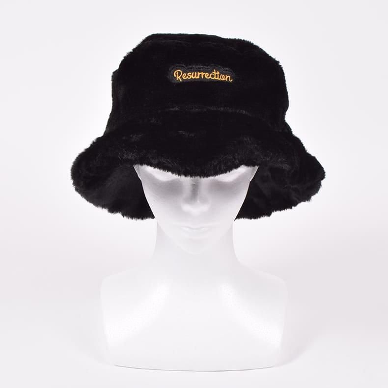 ファーバケットハット ブラック | Resurrection レザレクション