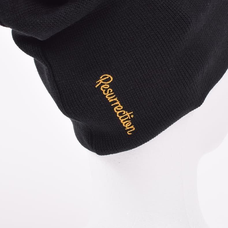 ニットビーニー ブラック | Resurrection レザレクション