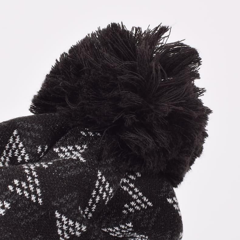 GMポンポンニットキャップ ブラック | Resurrection レザレクション