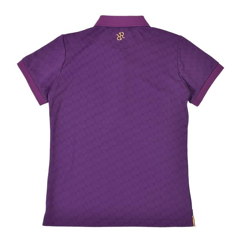 coco 中古 レザレクション Resurrection レディース 半袖ポロシャツ L 紫 パープル 中古 レディース レザレクション Resurrection 半袖ポロシャツ L
