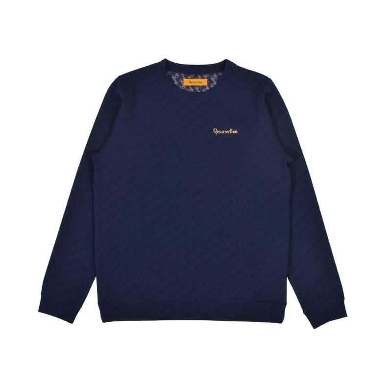 ウィメンズ GMジャガードクルーネックプルオーバー / ネイビー