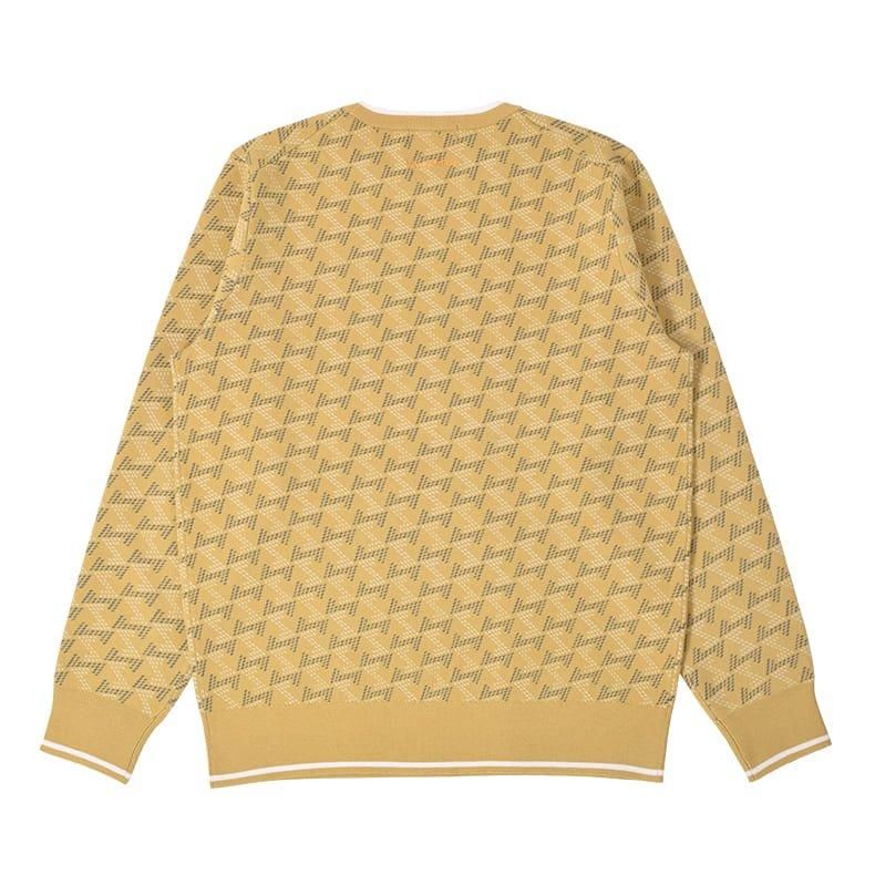メンズ GMクルーネックニットプルオーバー マスタード | Resurrection