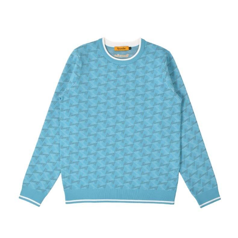 ウィメンズ GMクルーネックニットプルオーバー ターコイズ