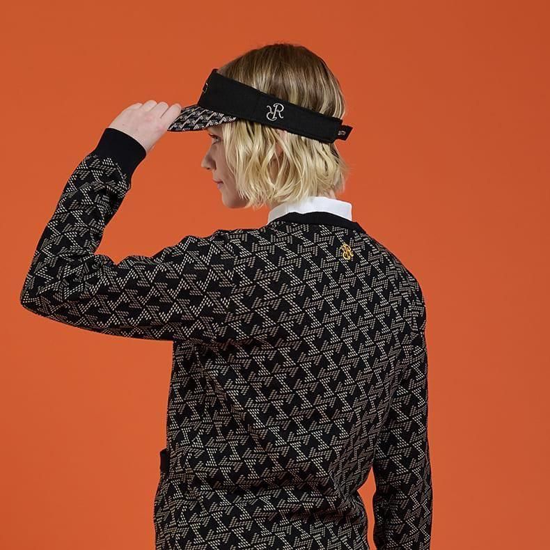 25年秋冬新作 GMブリムサンバイザー / ブラック BE34SV01 GMブリムサンバイザー ブラック | Resurrection レザレクション