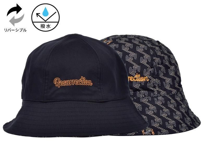 新作 リバーシブルボーラーハット / ブラック Lサイズ BE34HAT01 リバーシブルボーラーハット ブラック | Resurrection