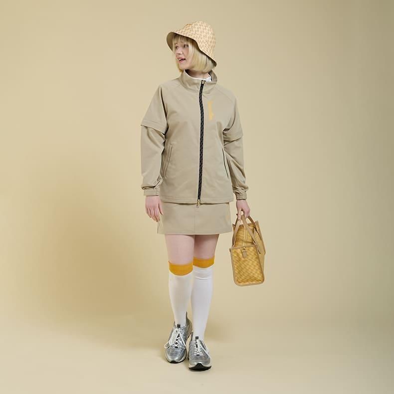 Resurrection レディース撥水パーカー　ベージュM 春夏秋 Resurrection レディース撥水パーカー ベージュM 春夏秋