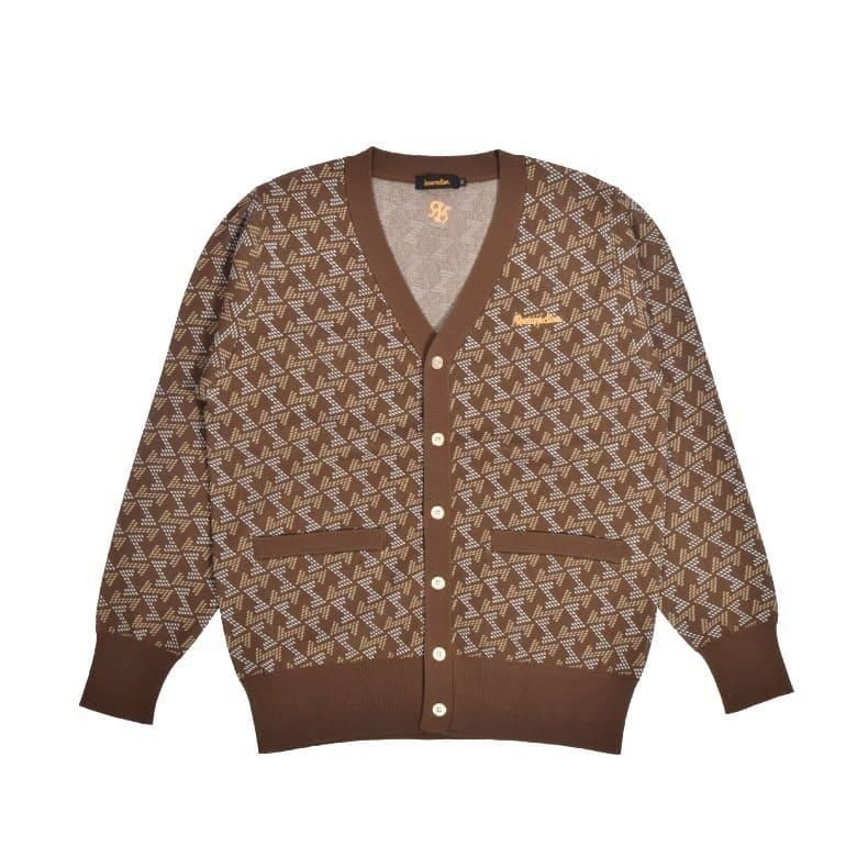 RESURRECTION リザレクション カーディガン メンズ GMジャガードニットカーディガン グレー | Resurrection