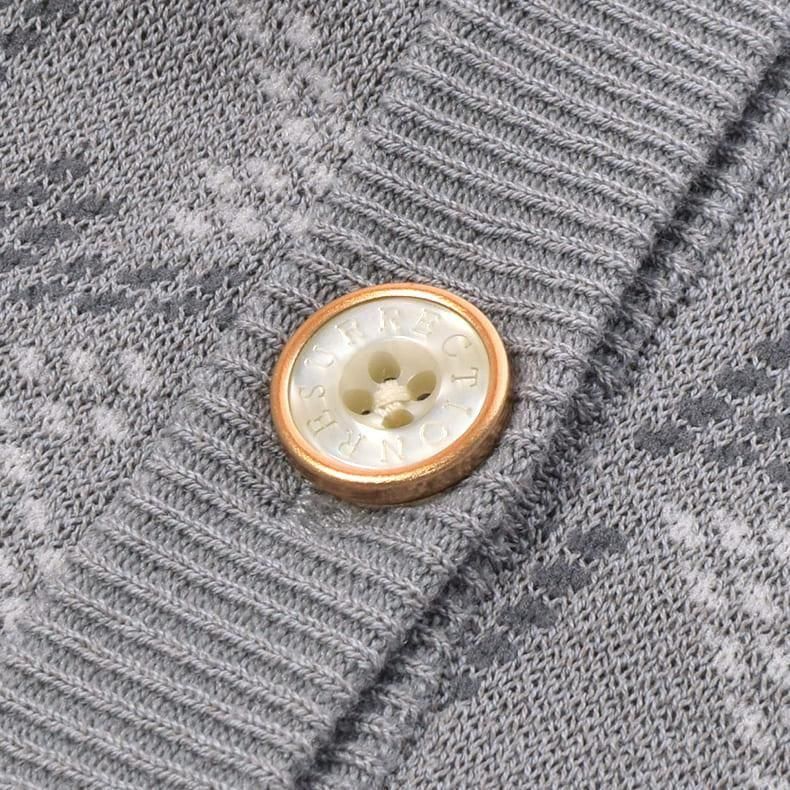 ウィメンズ GMジャガードニットカーディガン グレー | Resurrection