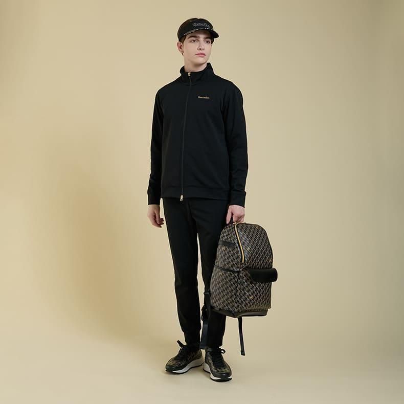 メンズ GMジャガードジョガーパンツ ブラック | Resurrection