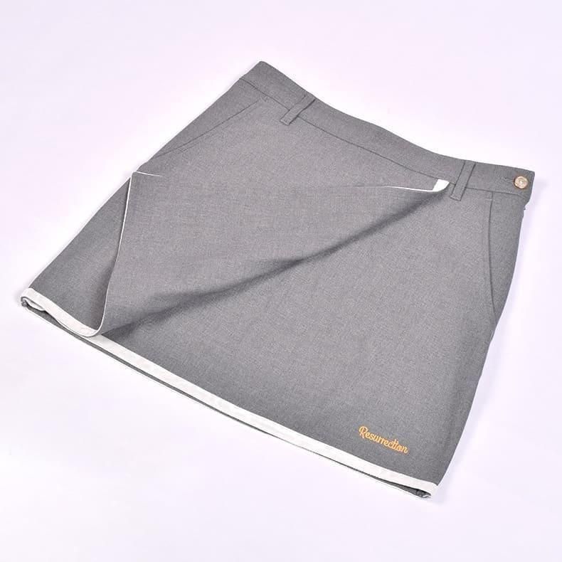 ウィメンズ パイピングラインスカート グレー | Resurrection