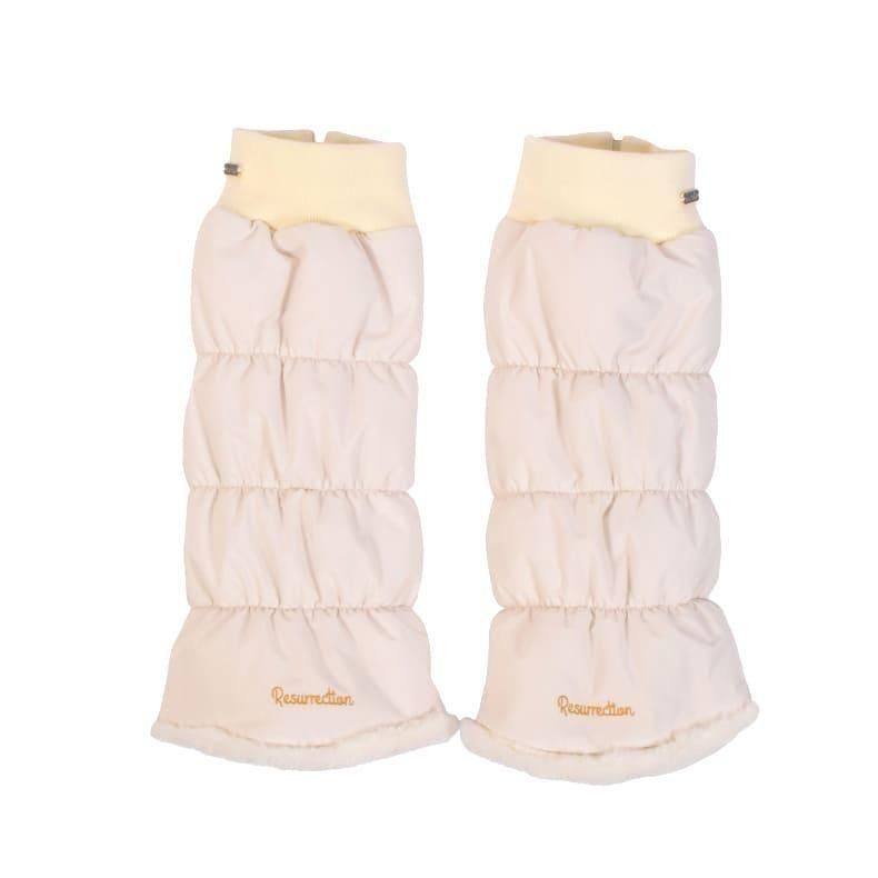 パデットレッグウォーマー オフホワイト | Resurrection