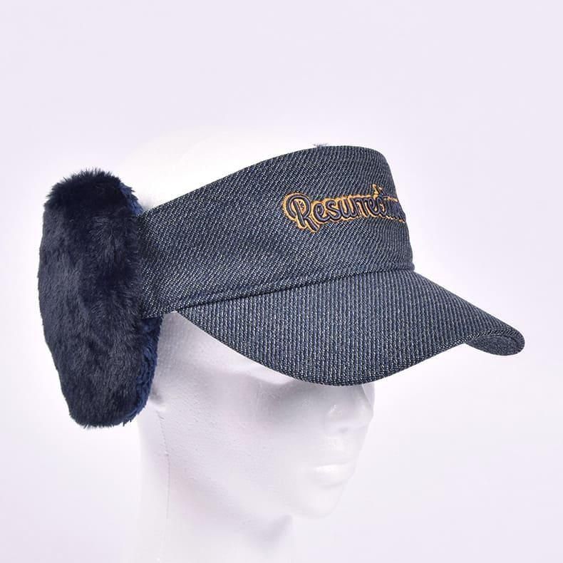 ボアイヤーマフサンバイザー(ツイーディー) / レッドブラック BE34SV03 ボアイヤーマフサンバイザー(ツイーディー) / レッドブラック